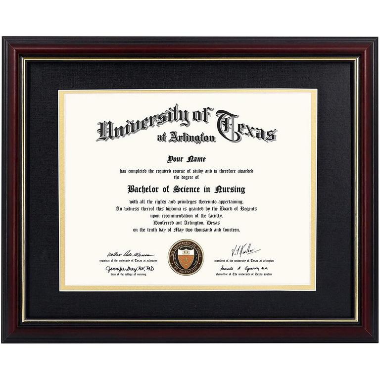 GRADUATIONMALL DIPLOMA FRAME 8.5IN X 11IN