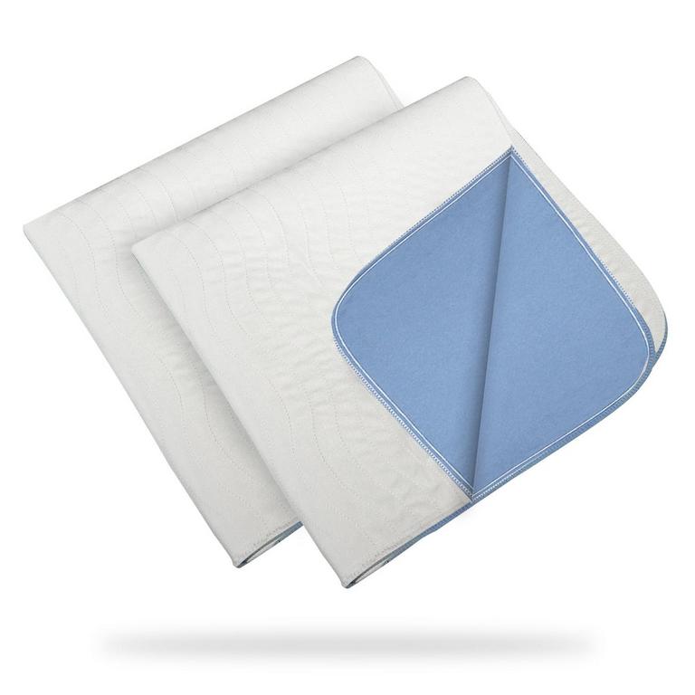 GOGREEN WATERPROOF BED PAD 34IN X 36IN 2PK