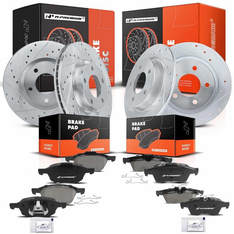 A-PREMIUM DRILLED ROTORS KIT 