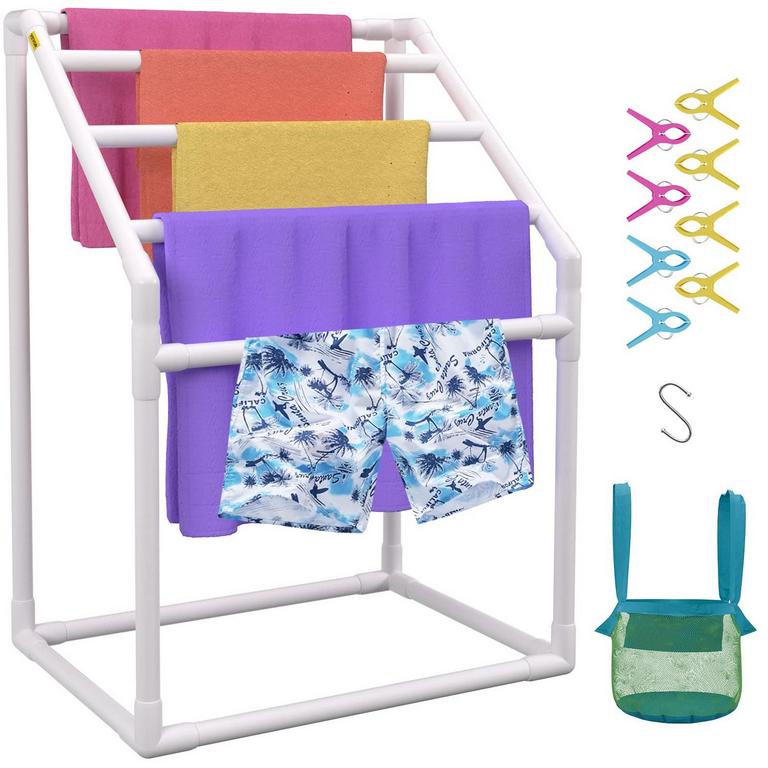 VEVOR POOL TOWEL RACK