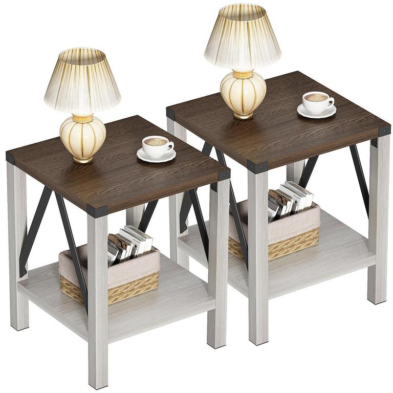 TREOCHO END TABLES SET OF 2