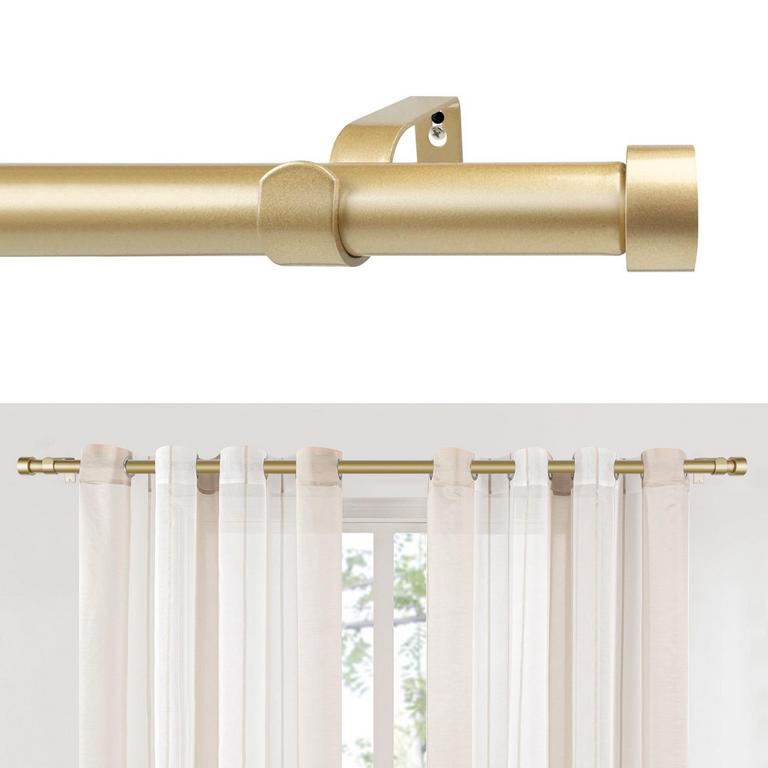 MAKEFEILE CURTAIN ROD 48-144IN