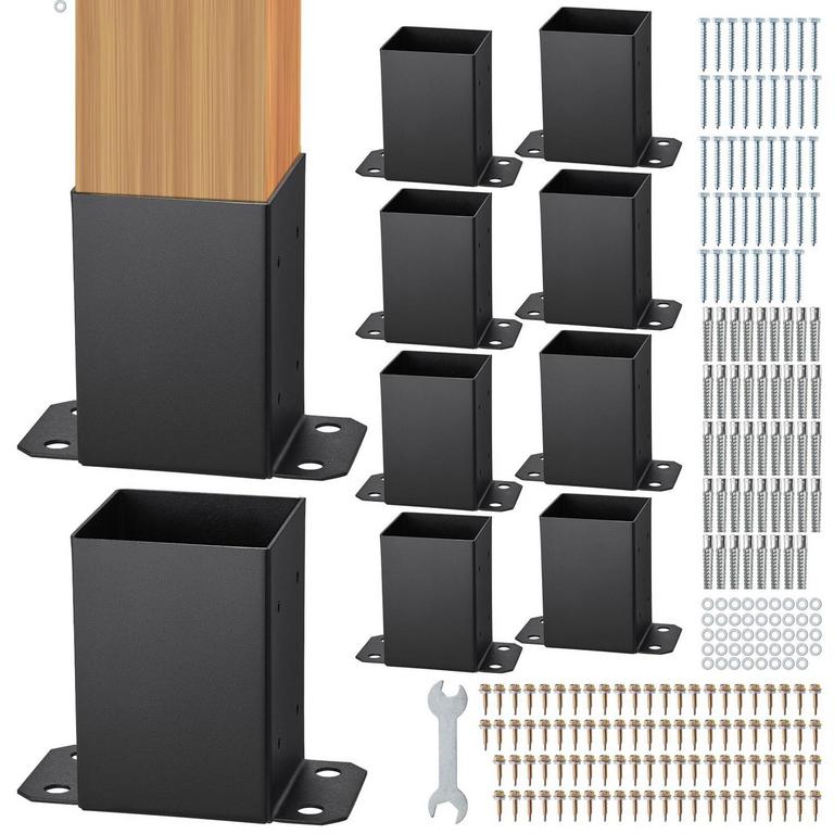 VEVOR 4X4IN POST BASE BRACKETS 10PCS
