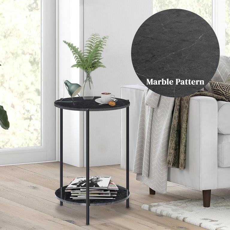 2-TIER SIDE TABLE
