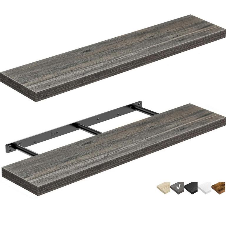 QEEIG 36IN WALL SHELVES 2PK