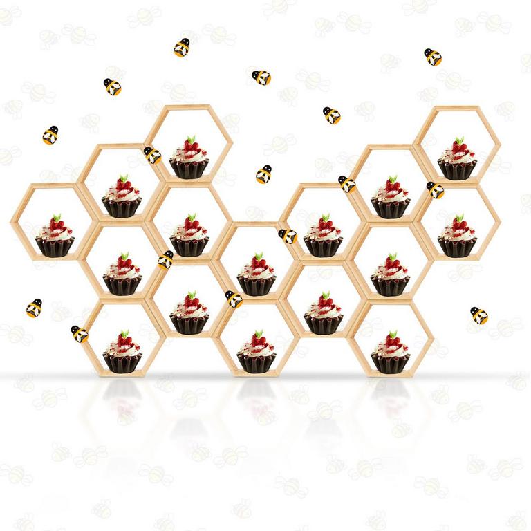 LISTEADIO 15PCS CUPCAKE STAND SET