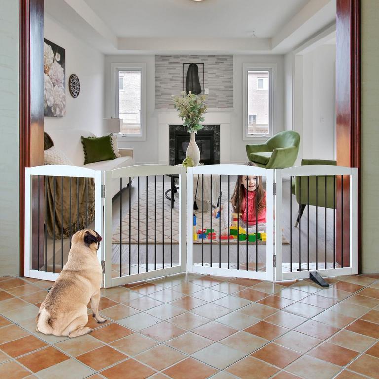 SFJC DOG GATE 24IN X 80IN 4PANEL