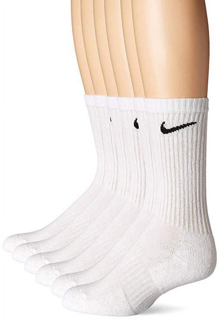 NIKE CUSHIONED CREW SOCKS M8-12/W10-13 6PK