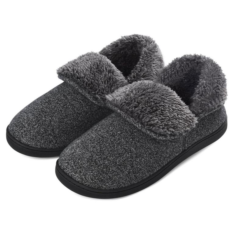 VONMAY MENS 9 FUZZY SLIPPERS