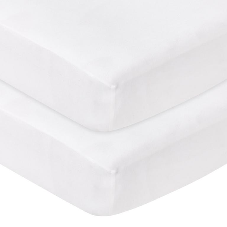 LITTLE STAR ORGANIC CRIB SHEETS 2PK