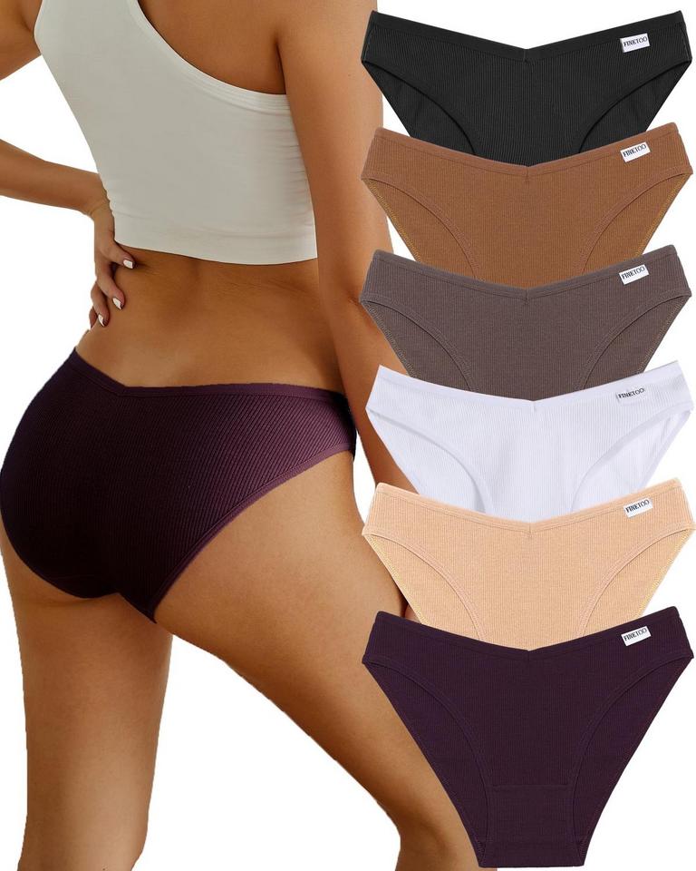 L 6PK BIKINI PANTIES