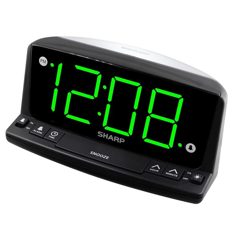 SHARP ALARM CLOCK NIGHT LIGHT
