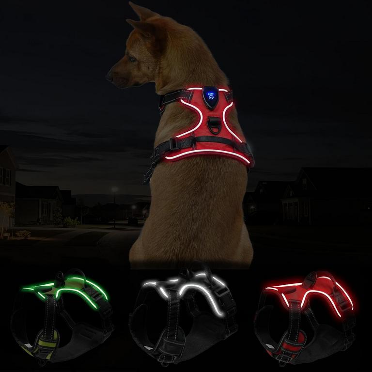 BUVUB M LED DOG HARNESS