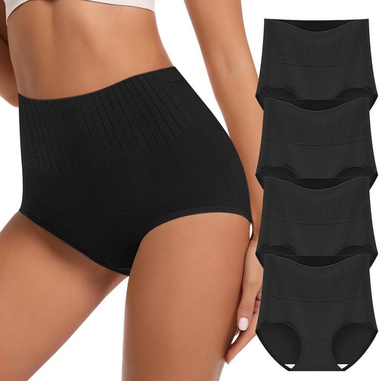 MEIYATING WOMENS HIGH WAIST PANTY XXL 4PK
