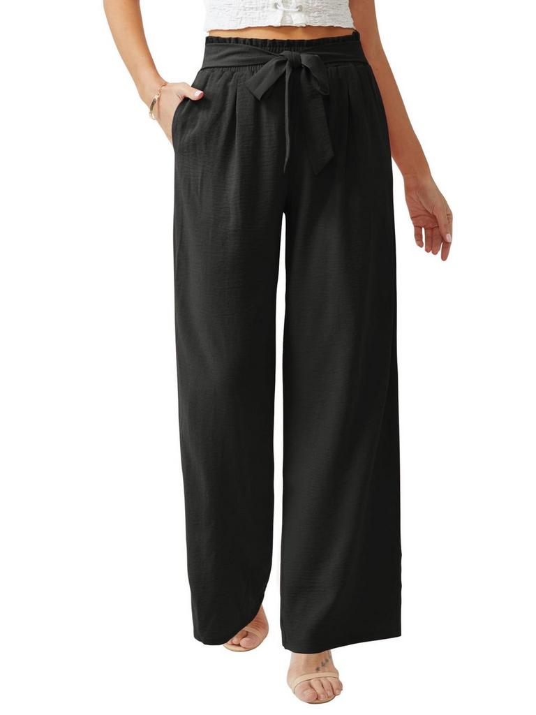 ANYGREW WOMENS WIDE LEG PANT L