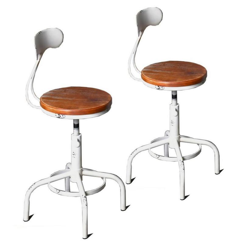 TOPOWER ADJUSTABLE BAR STOOLS 2PK