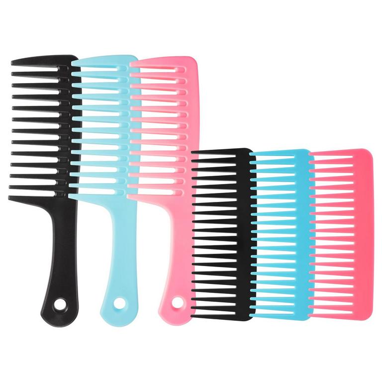 MOHERN WIDE TOOTH COMB SET 6PC