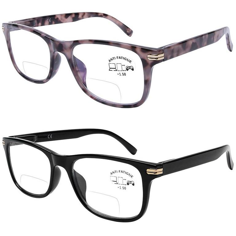 DOOVIC 2.00X BIFOCAL READING GLASSES 2PK