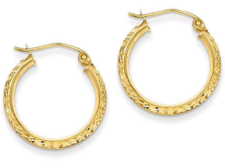 14K HOOP EARRINGS SET