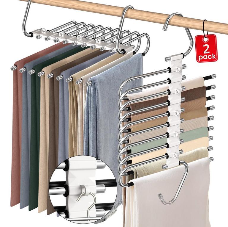 SCIDWEET SPACE SAVING CLOTHES HANGERS 2PK