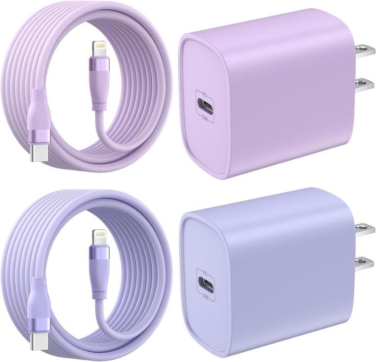 BKAYP 20W PD USB-C TO LIGHTNING CHARGERS 2PK
