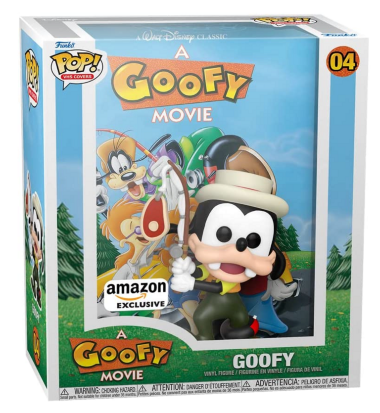 FUNKO VHS COVERS OF A GOOFY MOVIE FIGURE