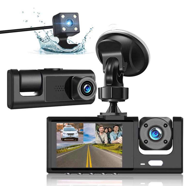 TSV 3-CHANNEL DASH CAMERA DVR