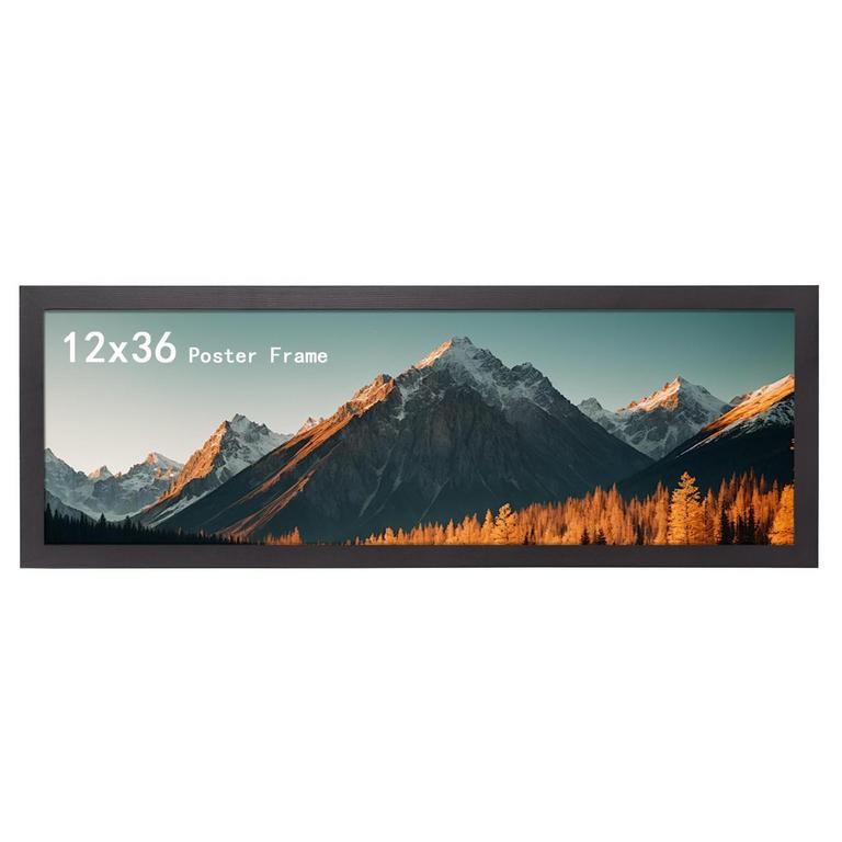 HOMESEVEN 12IN X 36IN PANORAMIC FRAME