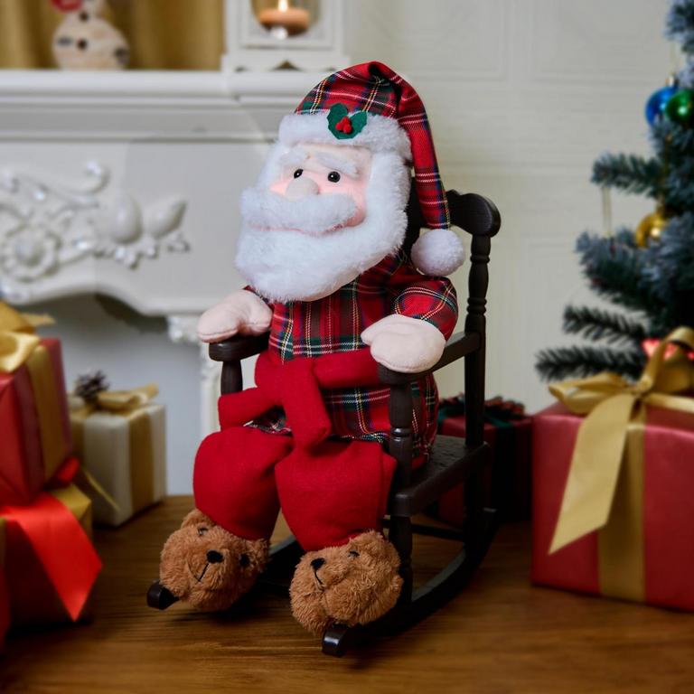 ELAMAS 18IN SANTA FIGURE
