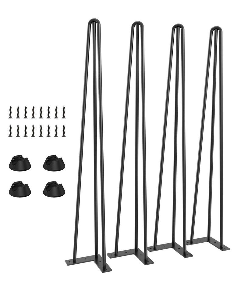 TITECK 28IN HAIRPIN FURNITURE LEGS 4PK