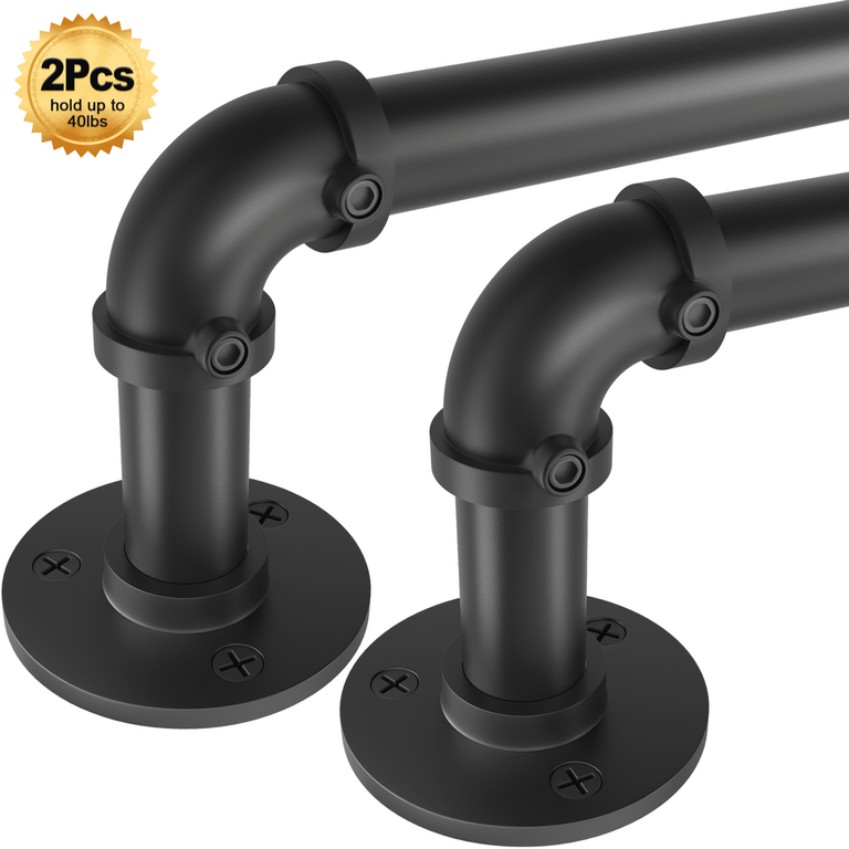 2PK ADJUSTABLE CURTAIN RODS