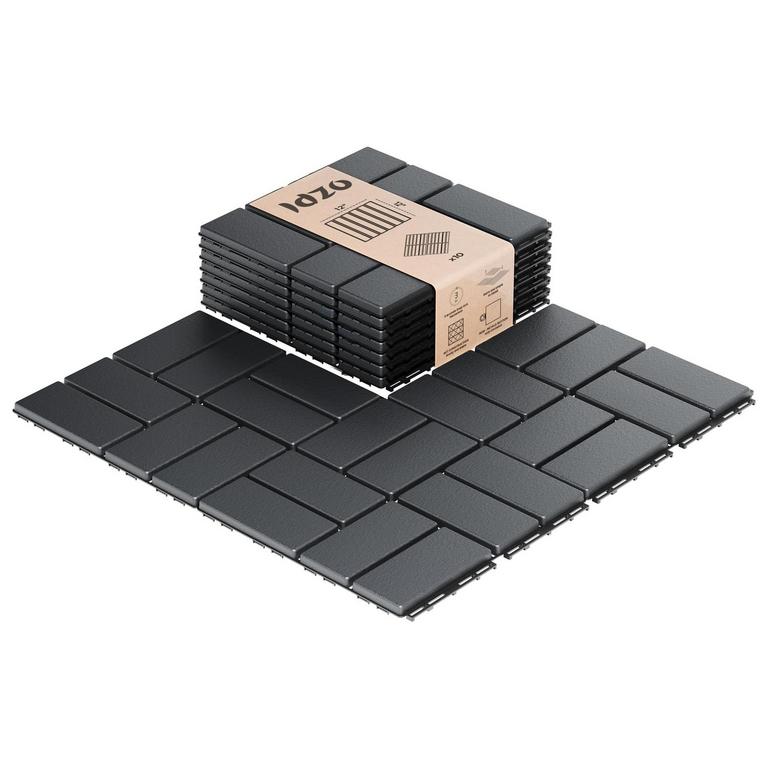 IDZO 9PCS DECK TILES 12 IN