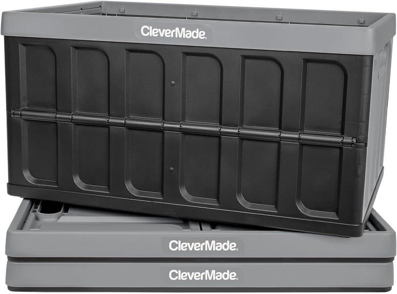 CLEVERMADE COLLAPSIBLE STORAGE BINS 3PK