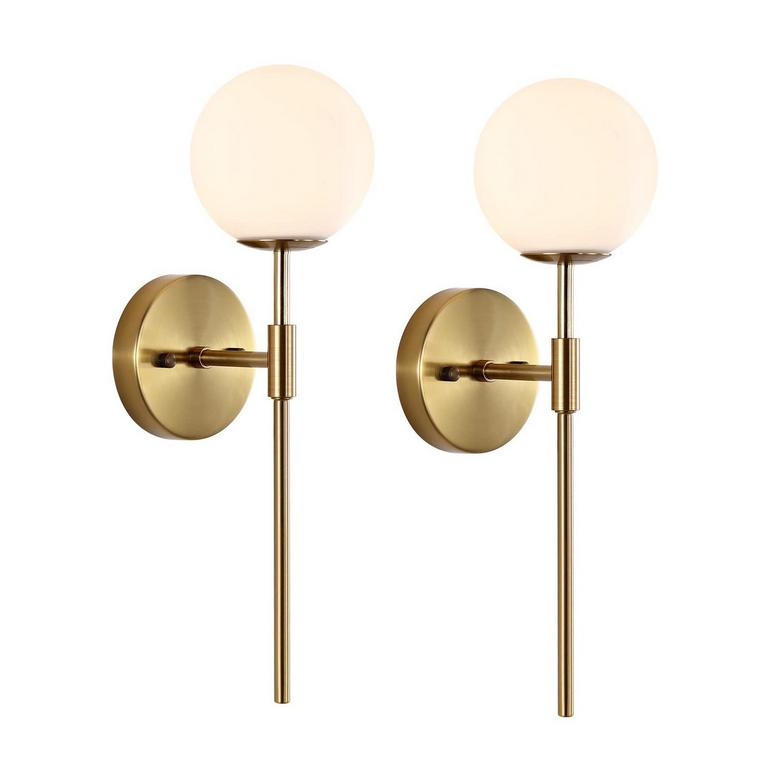 BYOLIIMA GOLD WALL SCONCES 17IN 2PK