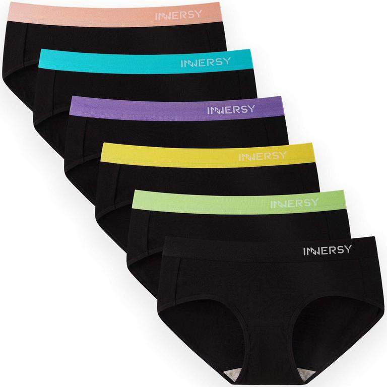 INNERSY WOMENS M HIPSTERS 6PK