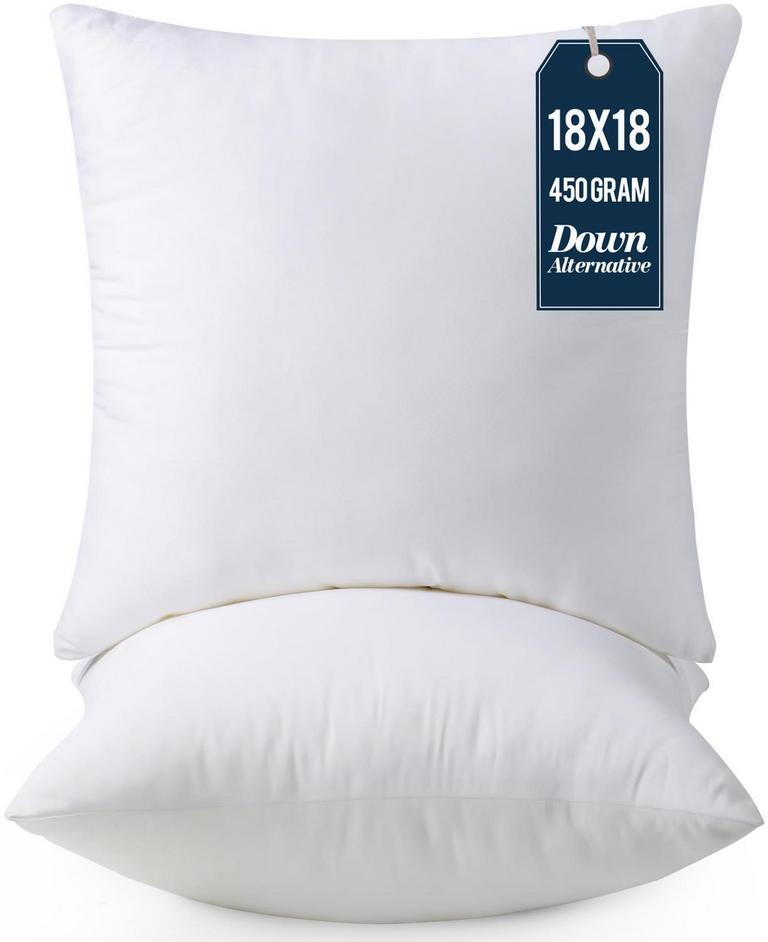UTOPIA BEDDING THROW PILLOWS 18IN 2PK