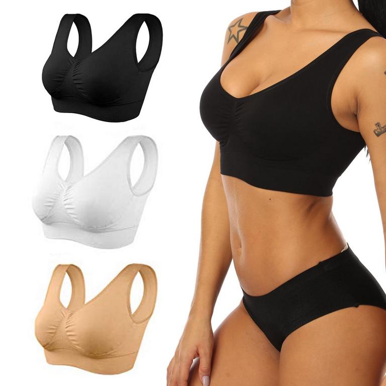 3PK L SPORTS BRAS
