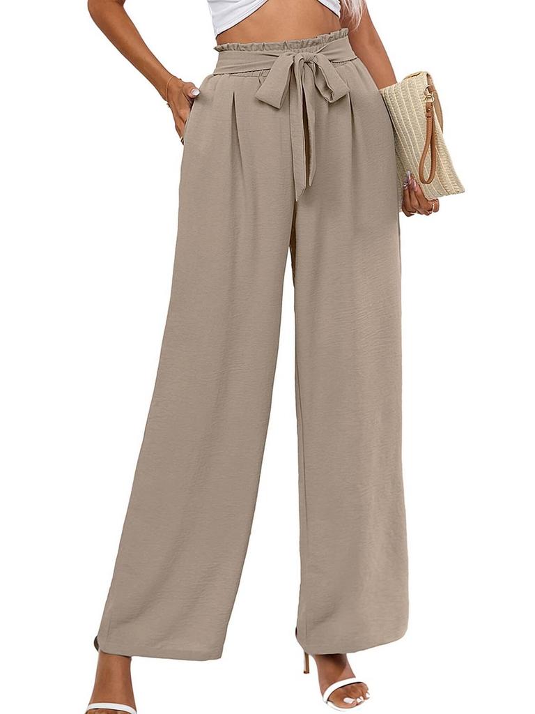CHICLILY WIDE LEG PANTS S