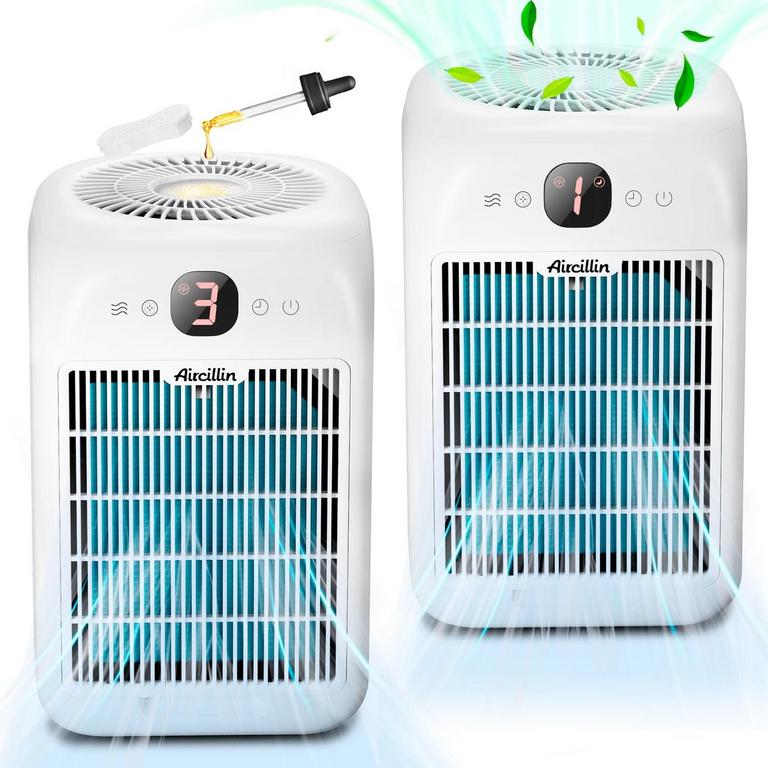 AIRCILLIN HEPA AIR PURIFIERS 2PK