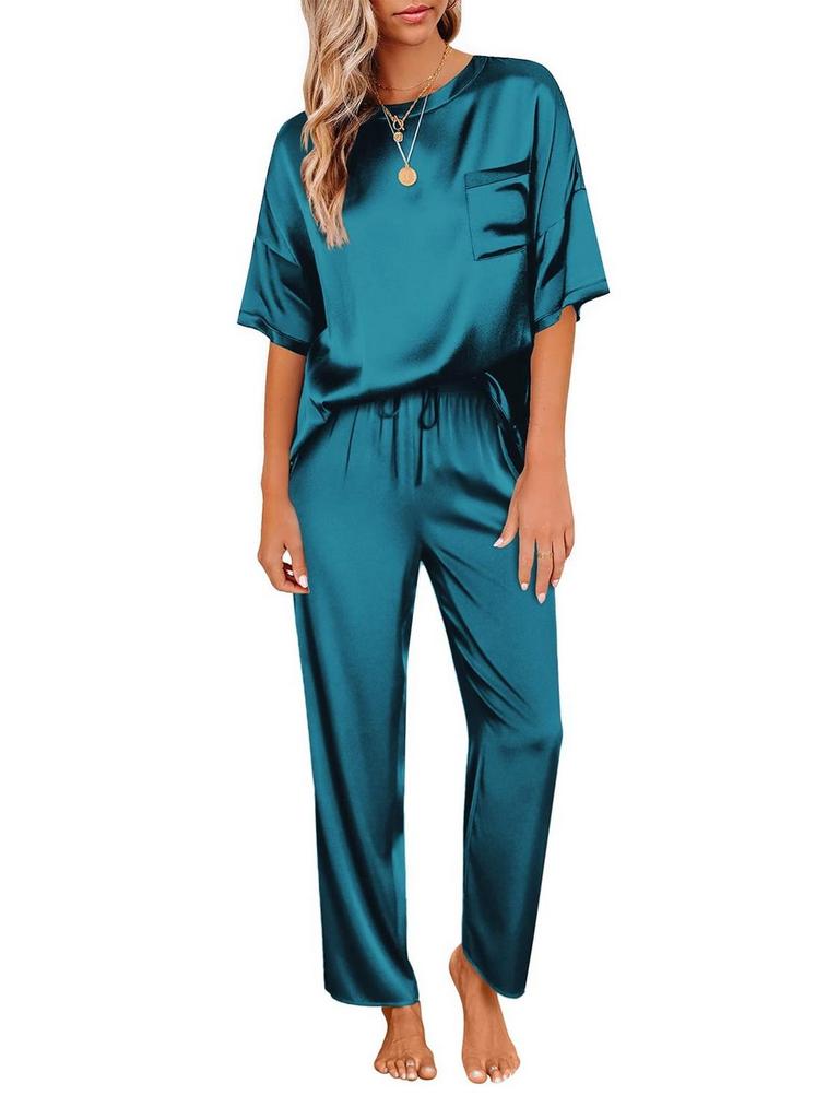 L SILK PAJAMAS SET