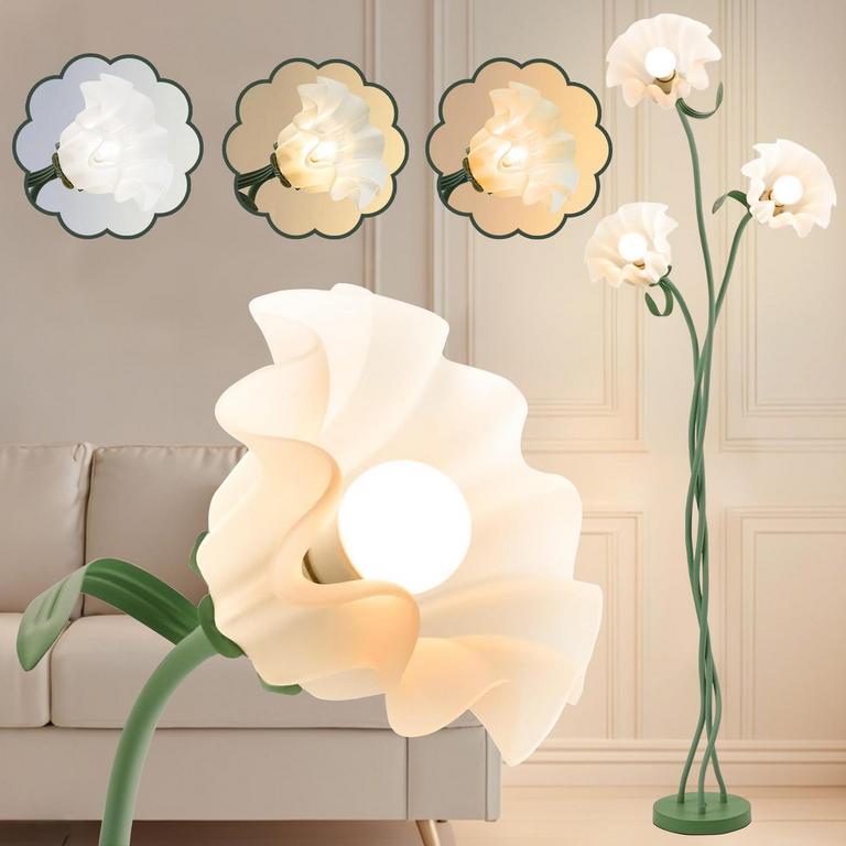 AQDZCNF FLOWER FLOOR LAMP 66IN
