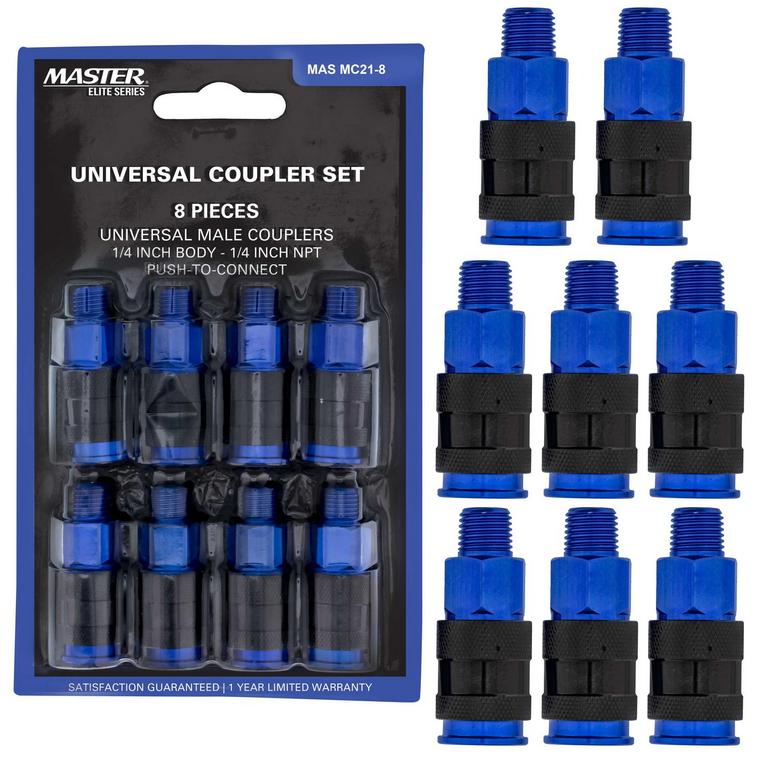 MASTERPRO AIR HOSE COUPLERS SET