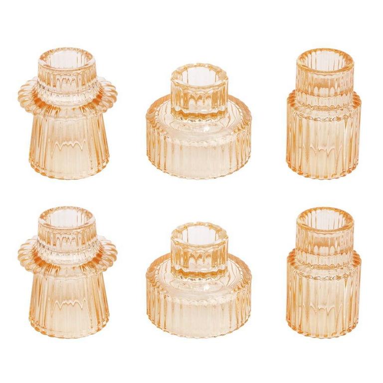 HOFFERRUFFER CANDLE HOLDERS 6PCS