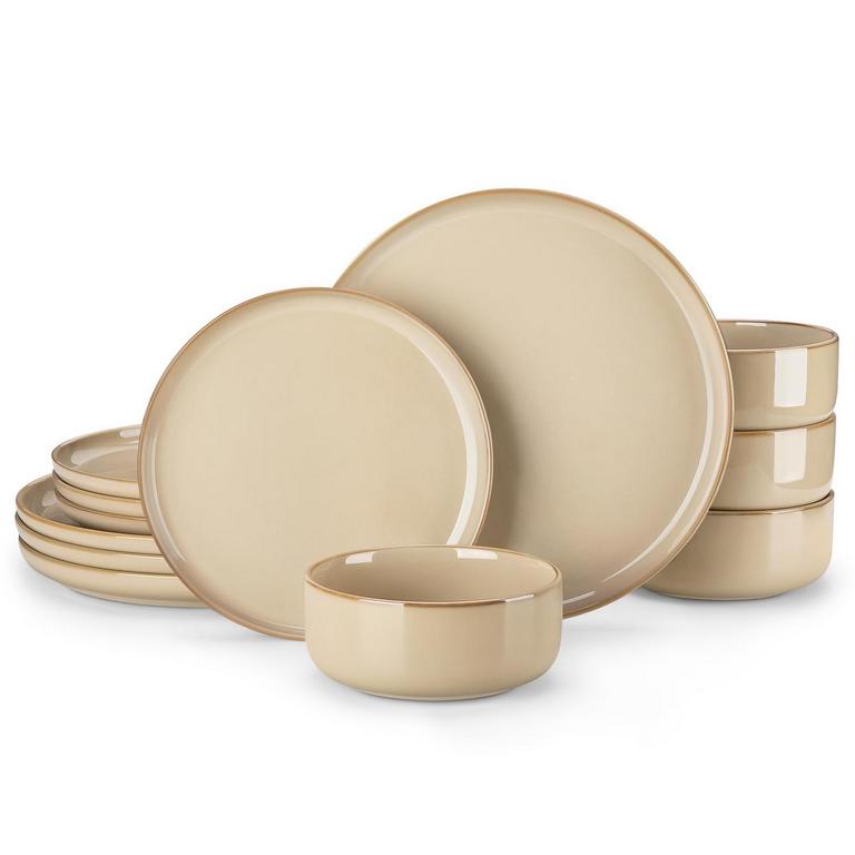 VANCASSO BROWN DINNERWARE SET