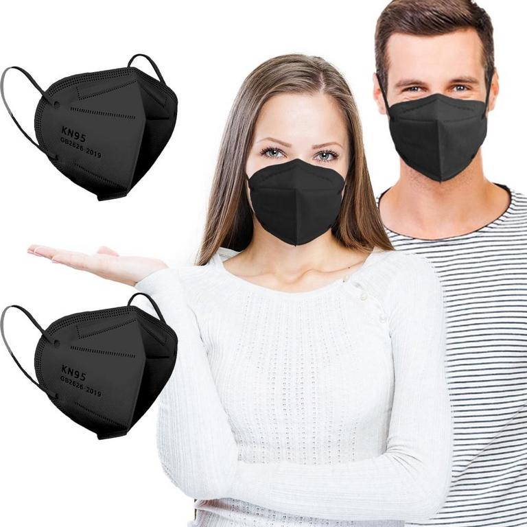 ZALL KN95 MASKS BLACK 50PK