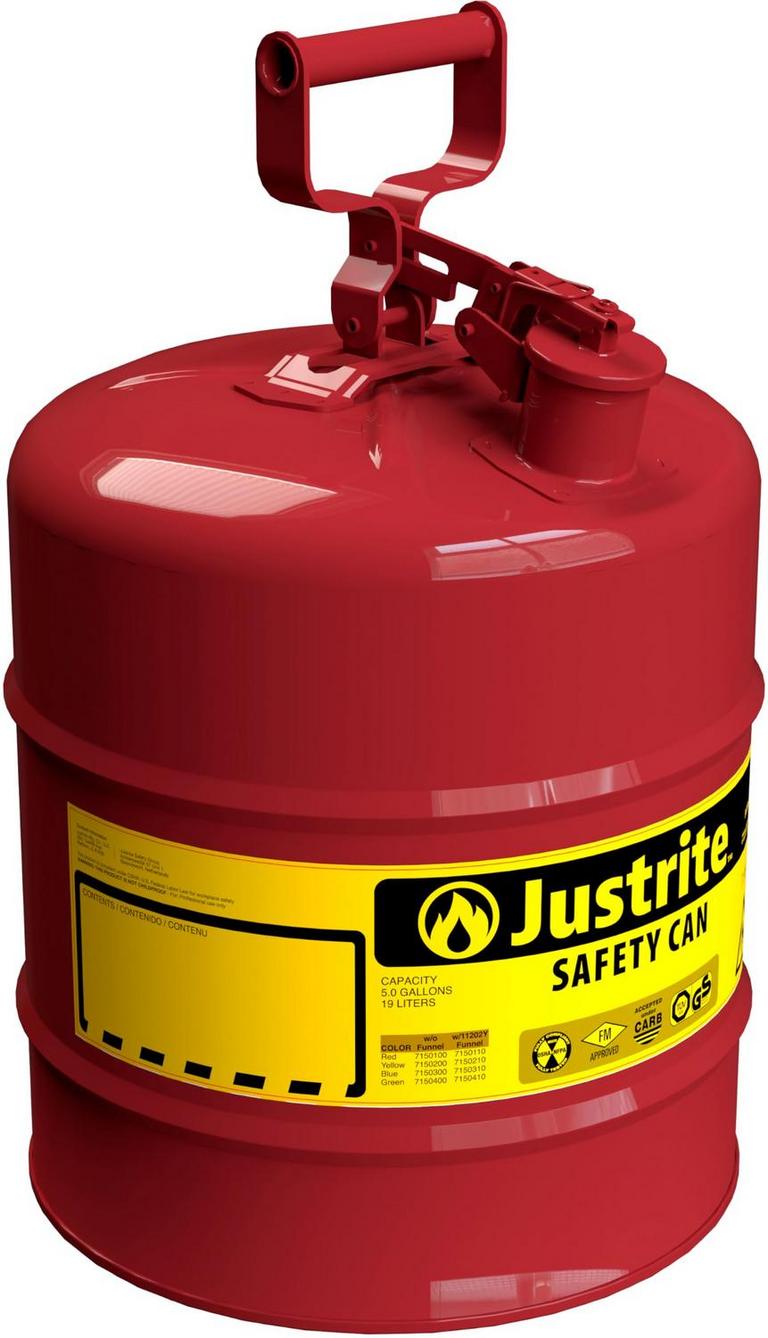 JUSTRITE 5GAL RED GAS CAN