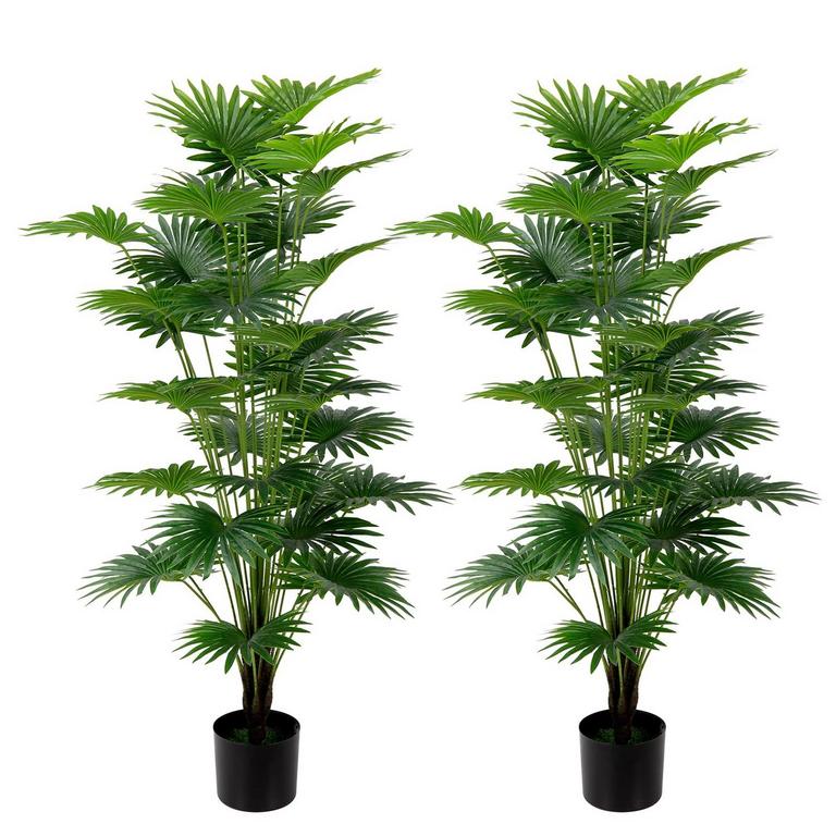 GONUEN 4.2FT ARTIFICIAL PALM TREE 2PK