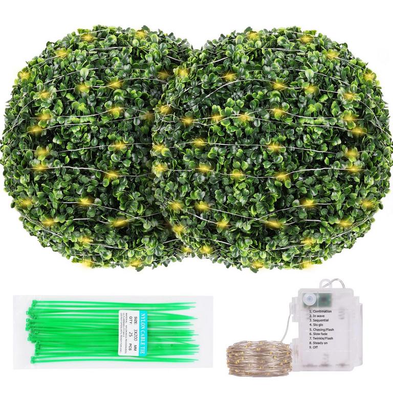 QIAOKAIYAN 15IN TOPIARY BALLS