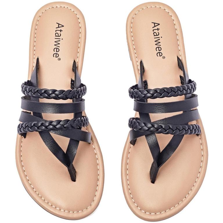 ATAIWEE WOMENS 9.5 FLAT SANDAL