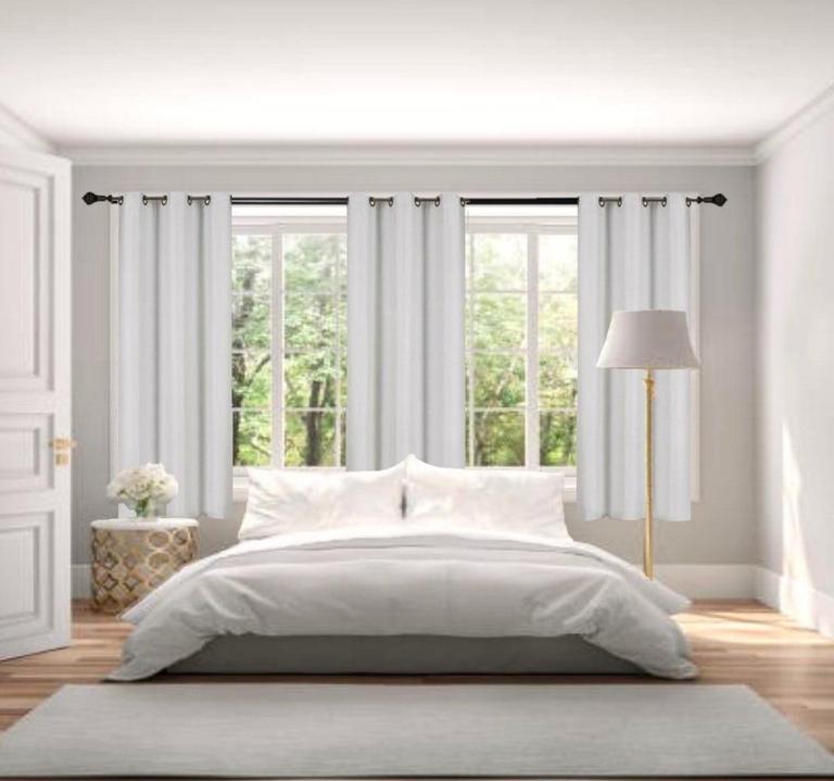 GORGEOUS HOME LINEN CURTAINS 37IN X 84IN 2PK